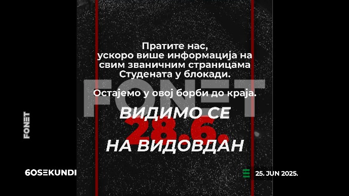 Vesti u 60 sekundi